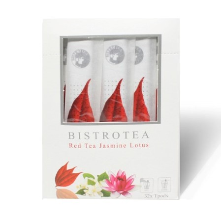 The BistroTea Red Tea Jasmin- lotus Bio x32 T-sticks